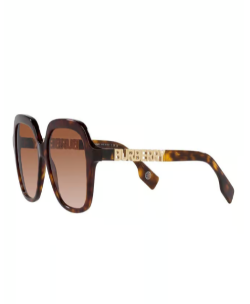 Burberry B. LOGO WOMAN Brown UV Protected Square Sunglasses for Women