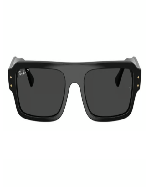 Ray-Ban Evolution Grey Polarized Rectangular Unisex Sunglasses